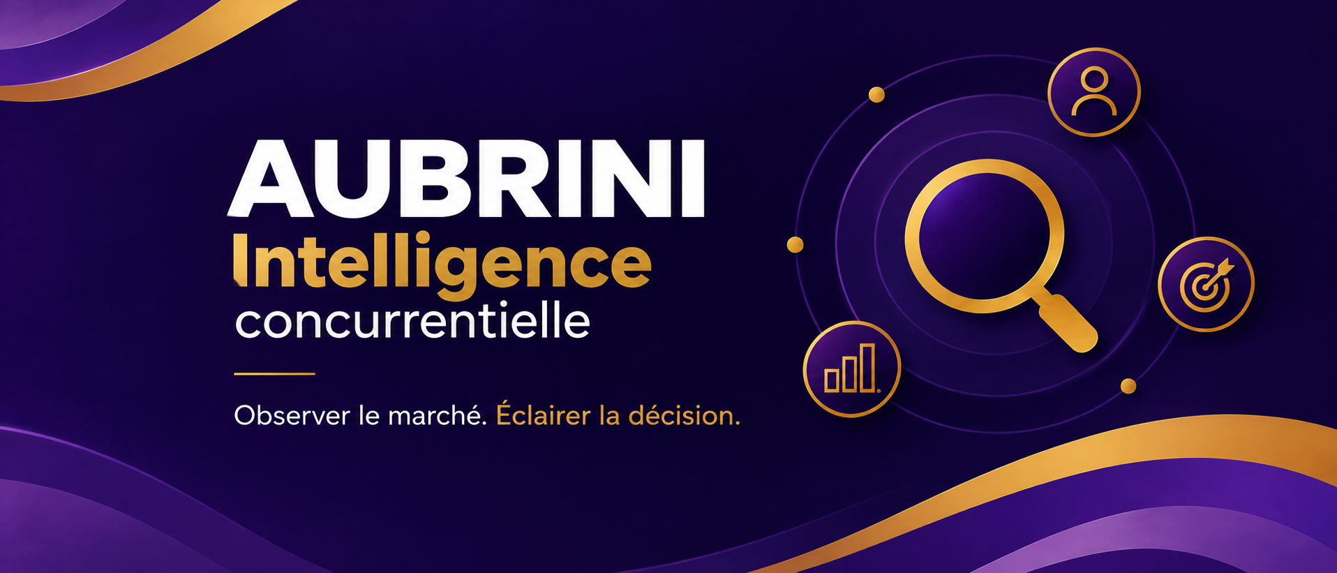 Intelligence concurrentielle by Aubrini — Observer le marché. Éclairer la décision.